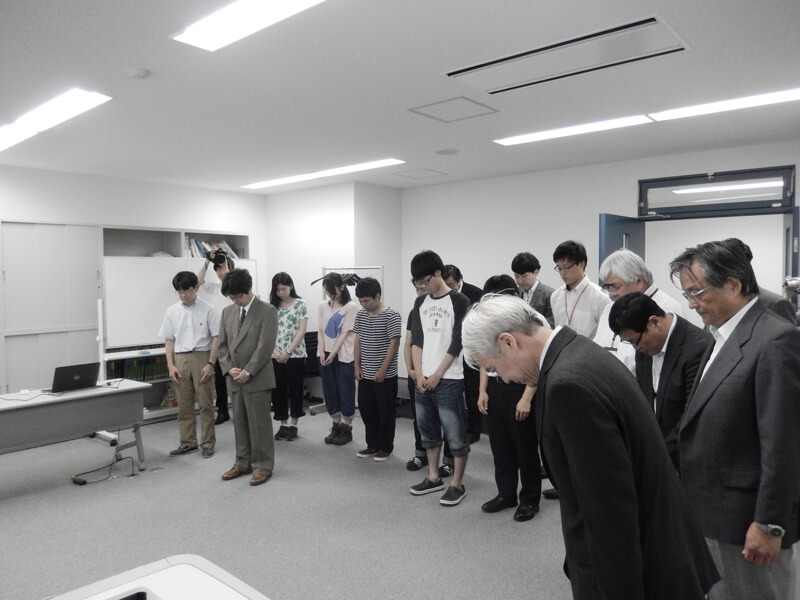 「実験生物に感謝する日」式典